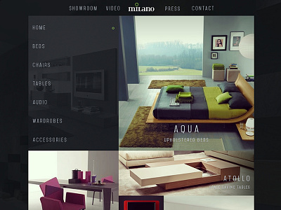 Dark Furniture Website adobefireworks dark furniture luxury photography website