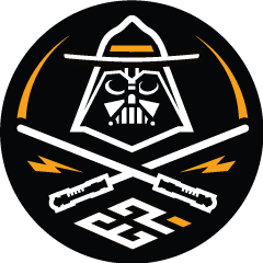 Empire Patrol black logo star wars yellow