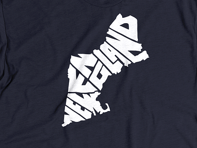 New England Tee hand lettered hand lettering lettering new england shirt t shirt tee