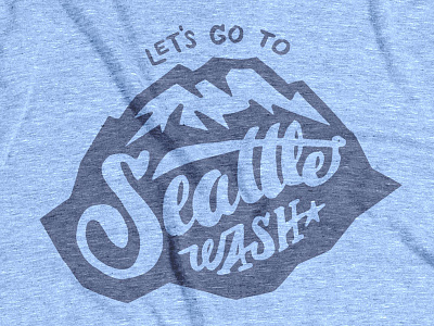 Seattle T-shirt - Mt. Rainier
