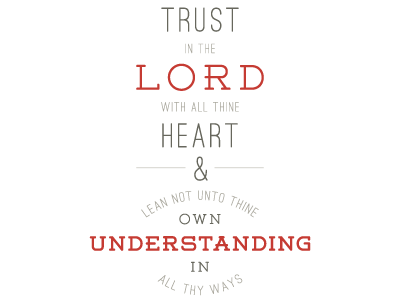 Trust in the Lord