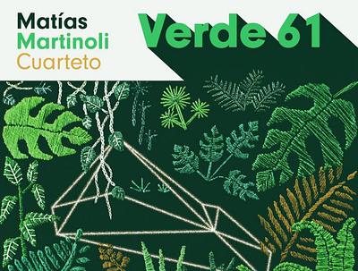 Verde 61 - Matias Martinoli album cover cover design design green jazz music