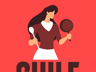 Chile is Calling character design flat illustration vector