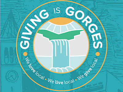 Giving is Gorges 2017 Posters drawing graphic design hand drawn illustration ithaca poster poster design vector
