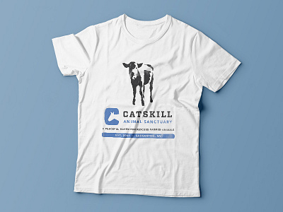 Catskill Animal Sanctuary T-shirts apparel design branding graphic design identity merch promotional material sanctuary tshirt design vegan