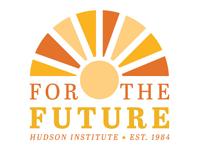 Hudson Institute - For The Future logo graphic design identity logo logo design branding logodesign logos