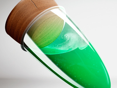 Potion green liquid magic potion ui