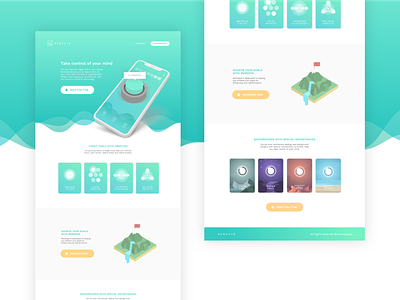 Remedy8 app design branding concept fidget illustration landing page logo sketch social startup ui ux