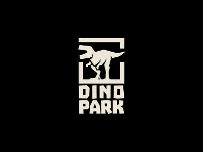 Daily Logo 35/50 - Dinosaur Amusement Park branding daily logo daily logo challenge dailylogo dailylogochallenge dino dinosaur logo mark trex