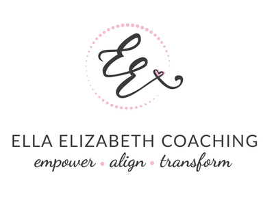 Monogram logo for the empowerment coach beautiful coaching design empowerment feminine gentle girl handwriten lettering logo monogram monogram logo typography