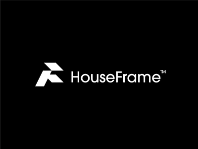 HOUSEFRAME™ Logo Design brand branding company construction design designer efficient house house logo identity logo logodesigner missouri