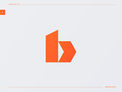 36 days of type: B 36daysoftype b logo letterb