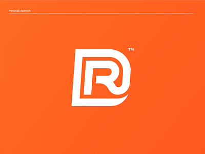 RD - Personal Logomark brand branding color design designer identity identity design logo logodesigner logomark orange personal