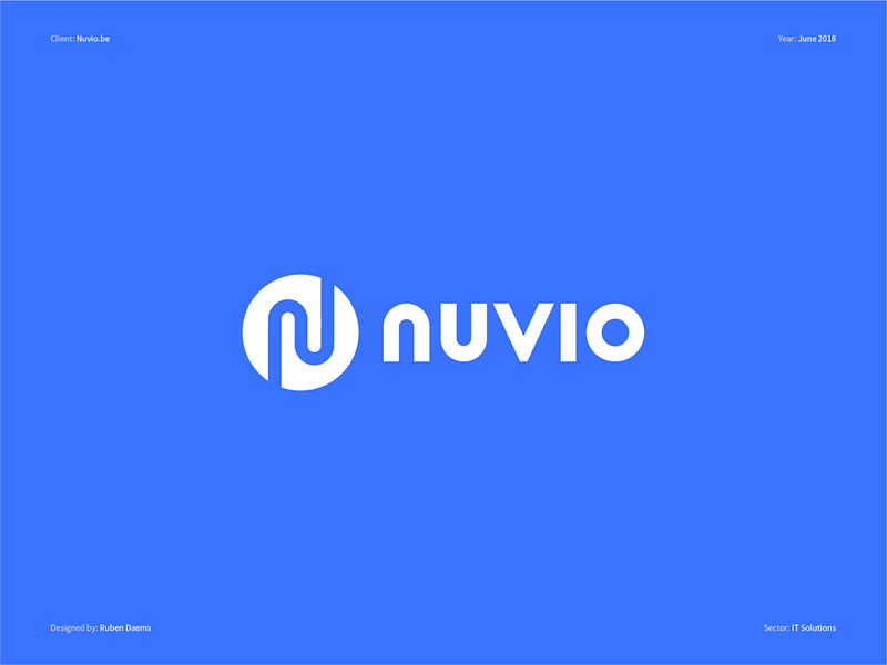Nuvio - Logo Design by Ruben Daems on Dribbble