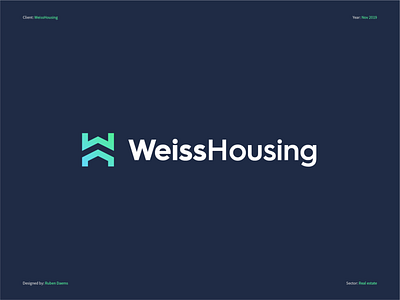 Weiss Housing - Logo Design brand branding design designer graphic housingcompany identity logo mark realestate realestatebranding realestatelogo