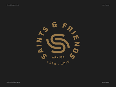 Saints and Friends - Logo design digital media digital media space media