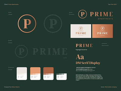 Prime Apartments - Brand identity