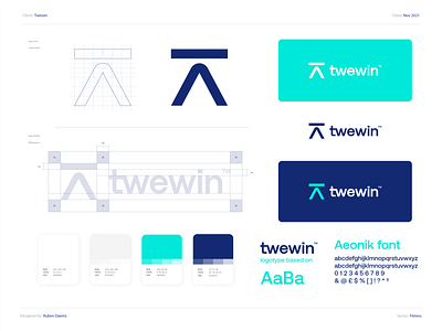 Twewin Fitness application - logo design application logo brand branding design designer fitness app fitness branding fitness logo graphic design gym app identity logo mark personal trainer twewin vector