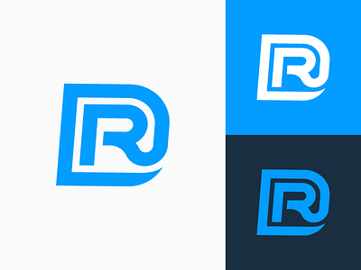 R + D Personal Monogram brand branding design graphic illustrator logo monogram personal
