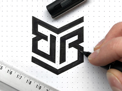 Double B Logo Sketch