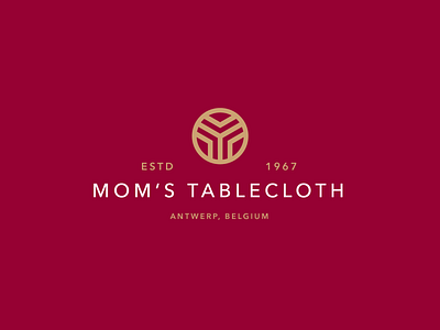 Tablecloth Company antwerp belgium brand branding cloth color concept design designer graphic icon identity illustrator logo logodesigner logos mark minimal table tablecloth