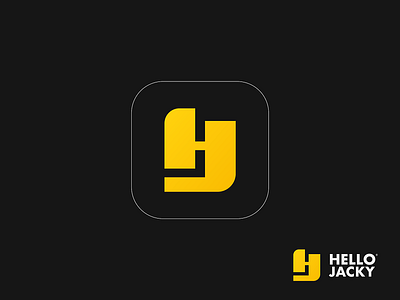 Hello Jacky - Fitness Application app application body brand design designer fit fitness fitness app fitness logo graphic logo mark products sport sports logo