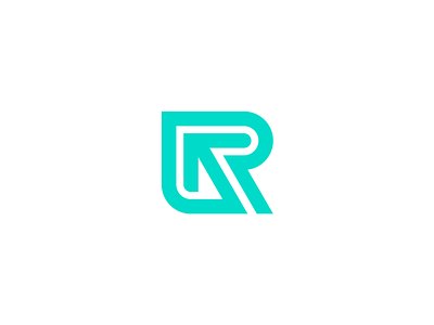 R Arrow Monogram color combination combination mark combinations design designer graphic identity logo logotype vector