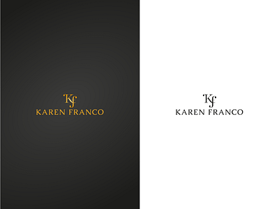 Kf brand logo typography