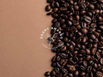 Grano Amargo Café adobe illustrator brand cafe branding design logo logodesign typography