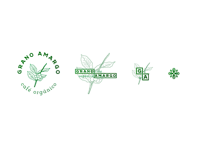 Grano Amargo Cáfe brand branding design digital logo