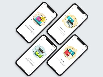 Payment App Landing Screens