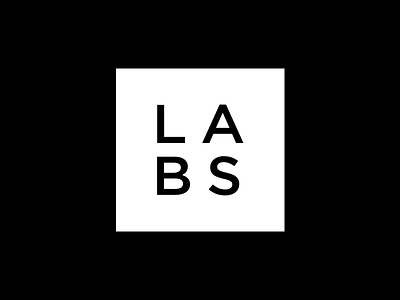 Labs logo black flat gotham labs logo monotone square white