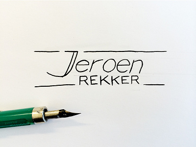Lettering @jeroenrekker hand lettering lettering