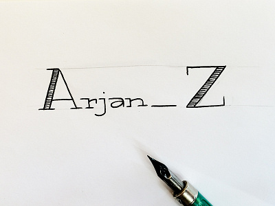 Lettering @Arjan_Z
