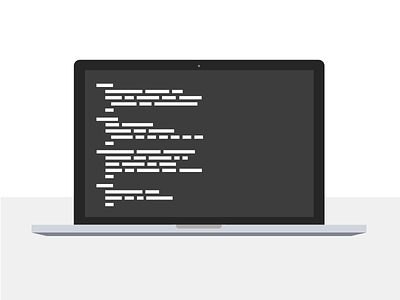 Coding apple code illustration laptop macbook text