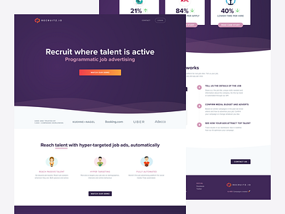 Recruitz.io website refresh 🚀