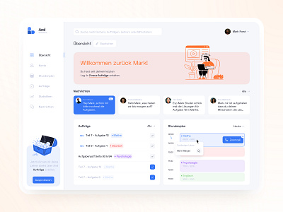 Educational Platform - Dashboard Design