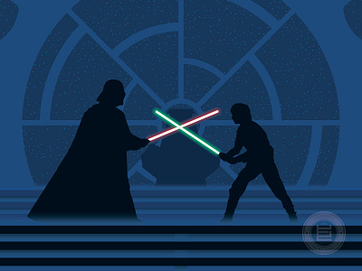 Star Wars | Return of the Jedi flat graphic design illustrator lightsaber poster star wars vector