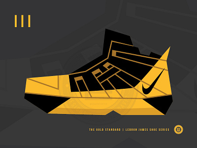 The Gold Standard | LeBron III basketball graphic design illustration lebron james nike vector