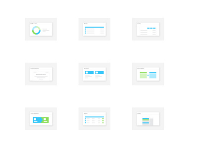 Accounting icons set app design icon illustration ui