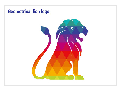 Geometrical Lion Logo