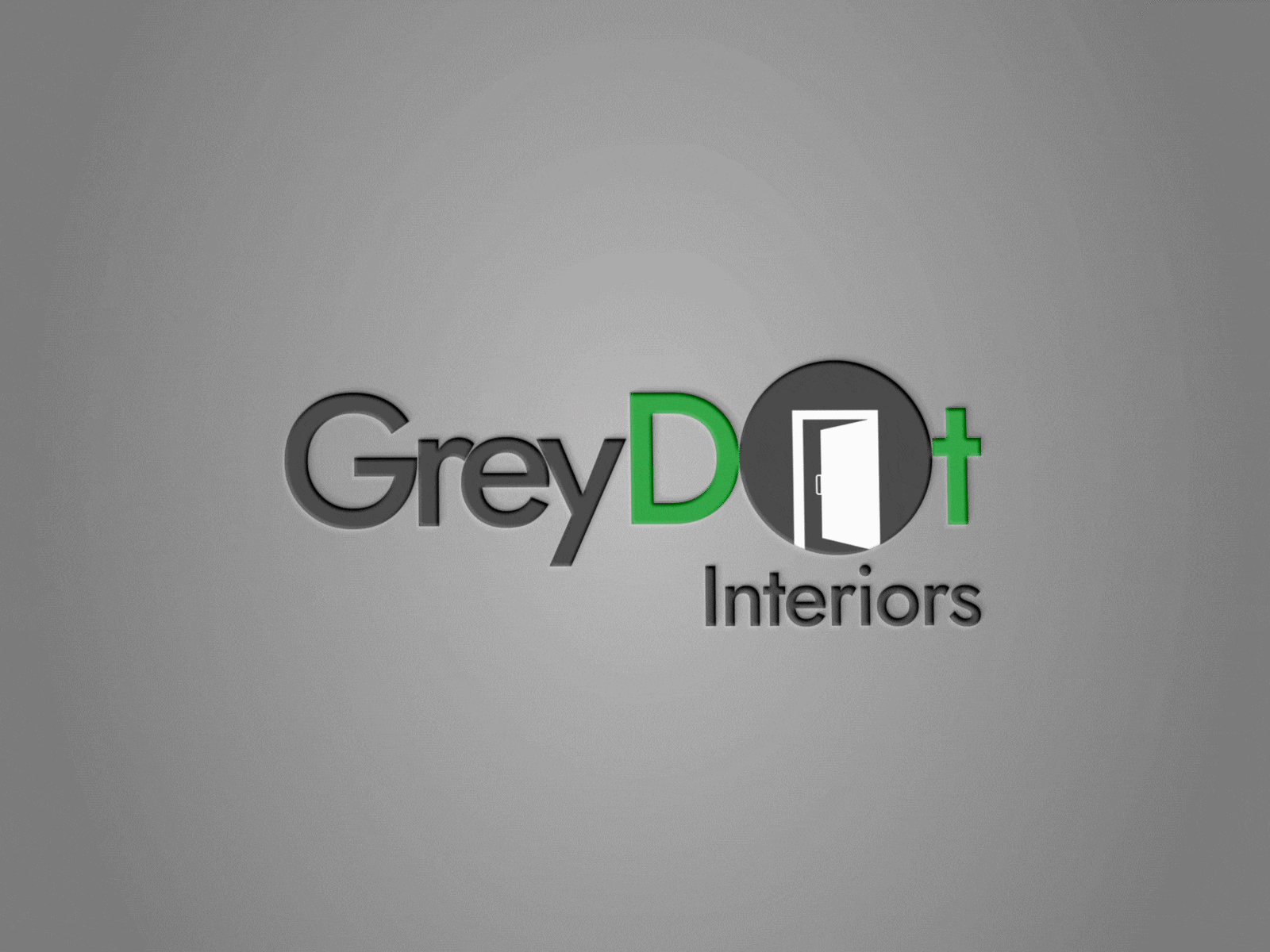 Interior Logo Animation animation architecture branding icon illstration interior logo logo design