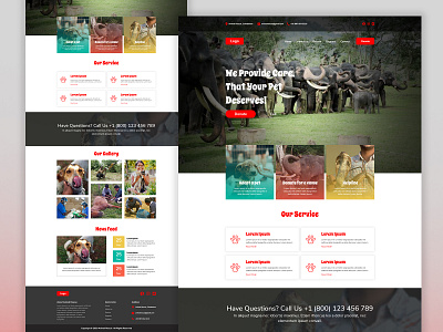 Animal Welfare Charity - Landing Page