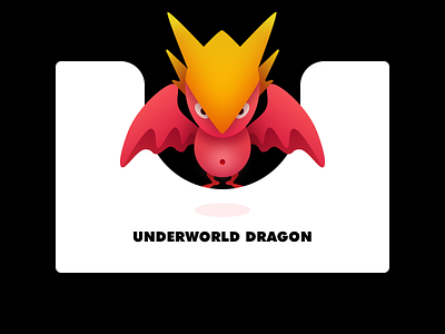 Underworld Dragon animal design illustrations