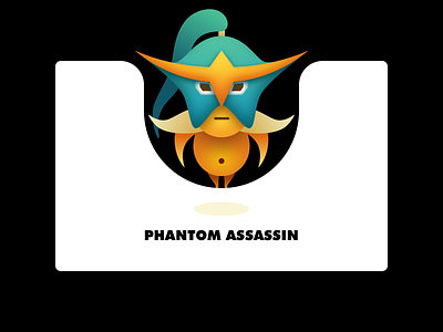 Phantom assassin animal design illustrations pepole