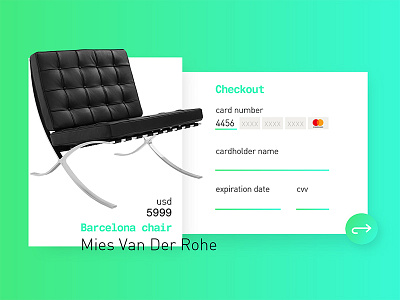 Daily UI - Day #2 Credit Card Checkout