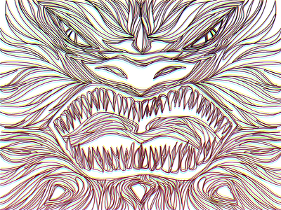 Dragon² angry dragon drawing fire illustration line photoshop