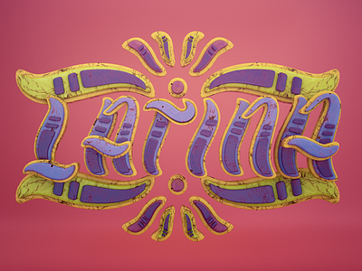 Soy América Latina 3d america latina c4d cinema 4d latina lettering render south america texture typography vray wood