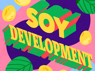 Londrina | Soy Development adobe bean design development illustration illustrator letter lettering londrina photoshop research soy vegetarian