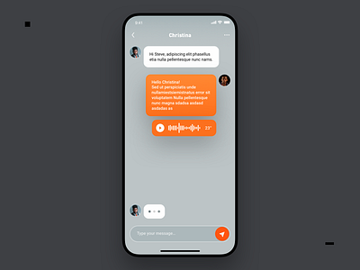 chat appdesign branding chat clean color design mobile ui